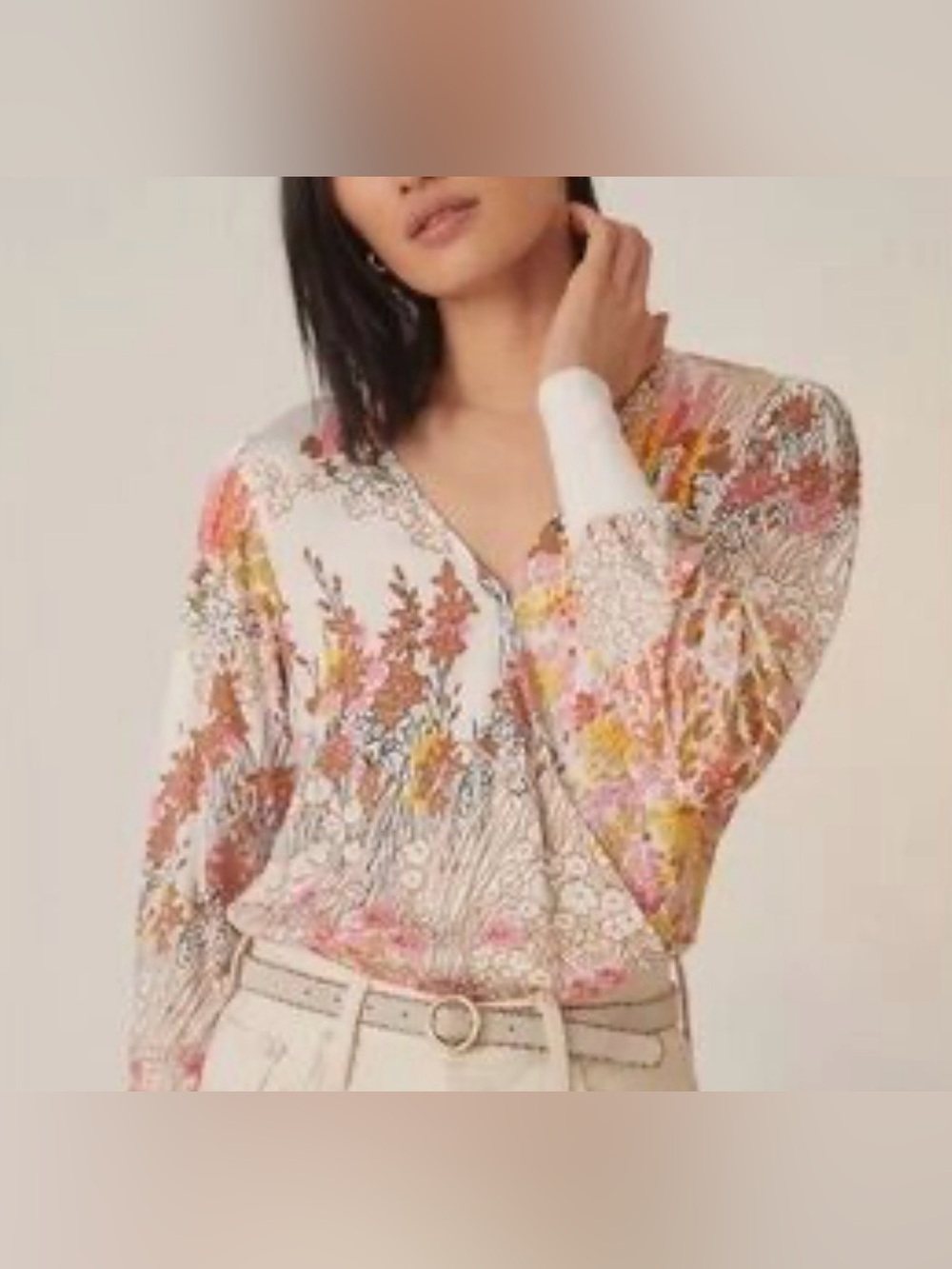 Anthropologie Tiny Brand Callie Floral Top-XL
